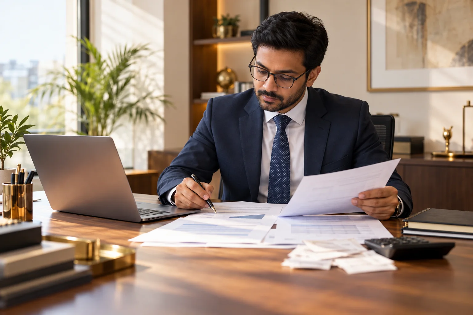 Illustrative tax planning and calculation review